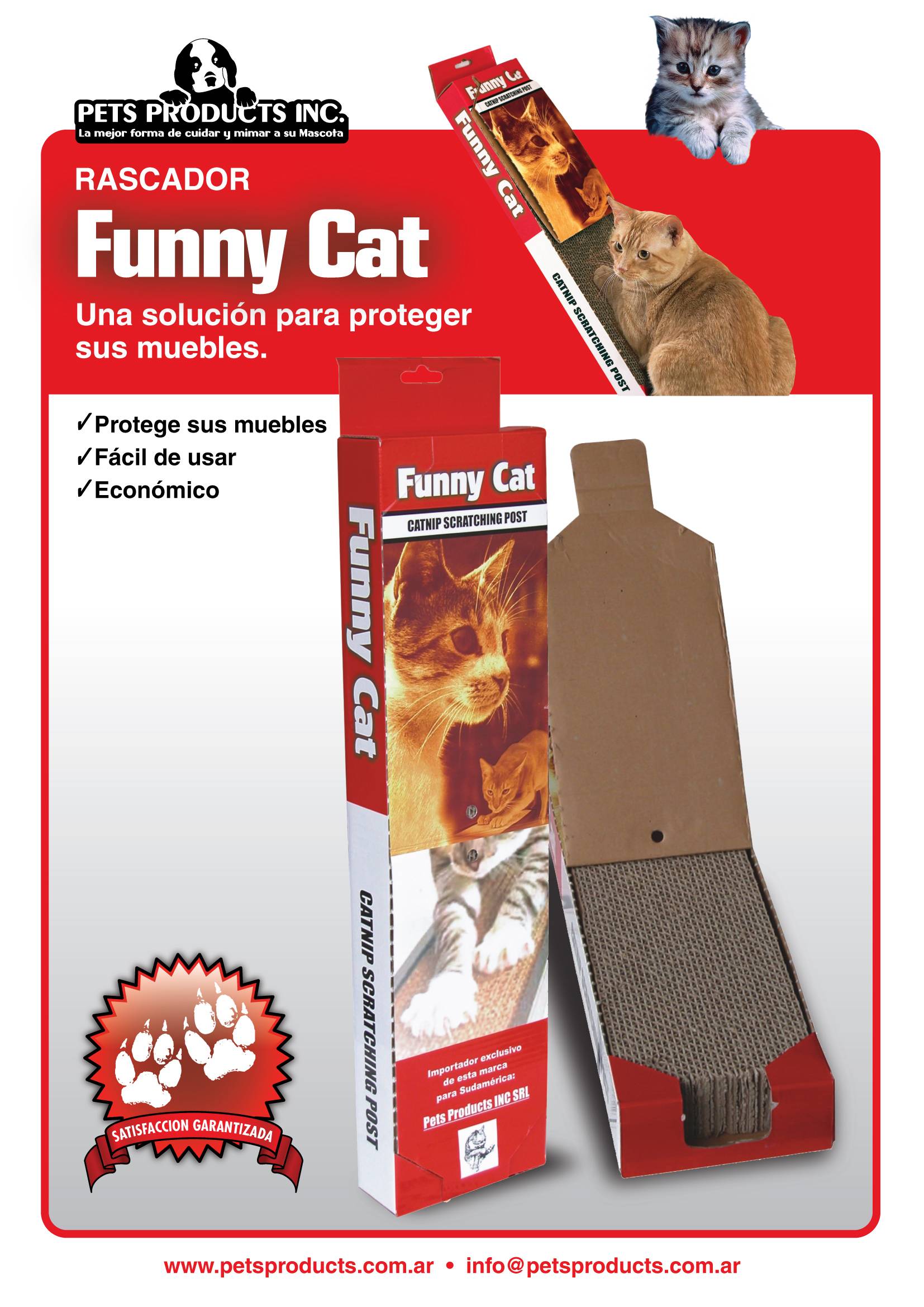 PETSPRODUCTS folleto funny cat